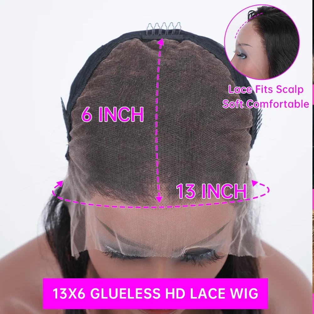 13x4 13x6 HD encaje transparente p4/27 34 36 pulgadas onda del cuerpo de color pelucas de cabello humano Frontal completo pelucas delanteras de cabello humano para mujeres