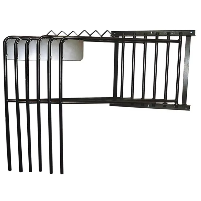 JH-Mech Free Standing Heavy Duty Hanging Rug Display Metal Rack For 3 Blankets