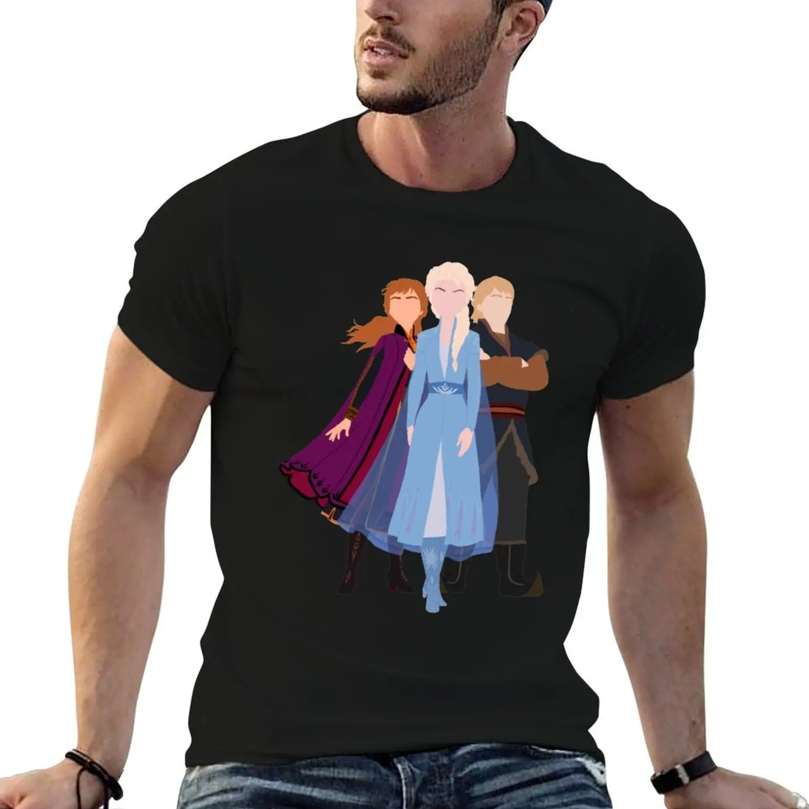 

Футболка «Я держит на тобе», мужская футболка, летние футболки с аниме для мужчин, футболка