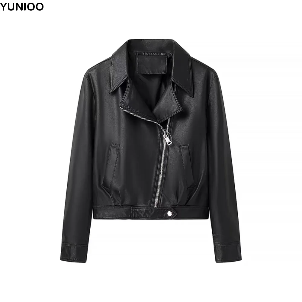 

Классическая плиссированная кожаная куртка женская верхняя одежда с воротником с лацканами винтажные пальто из искусственной кожи корейское шикарное женское пальто на молнии