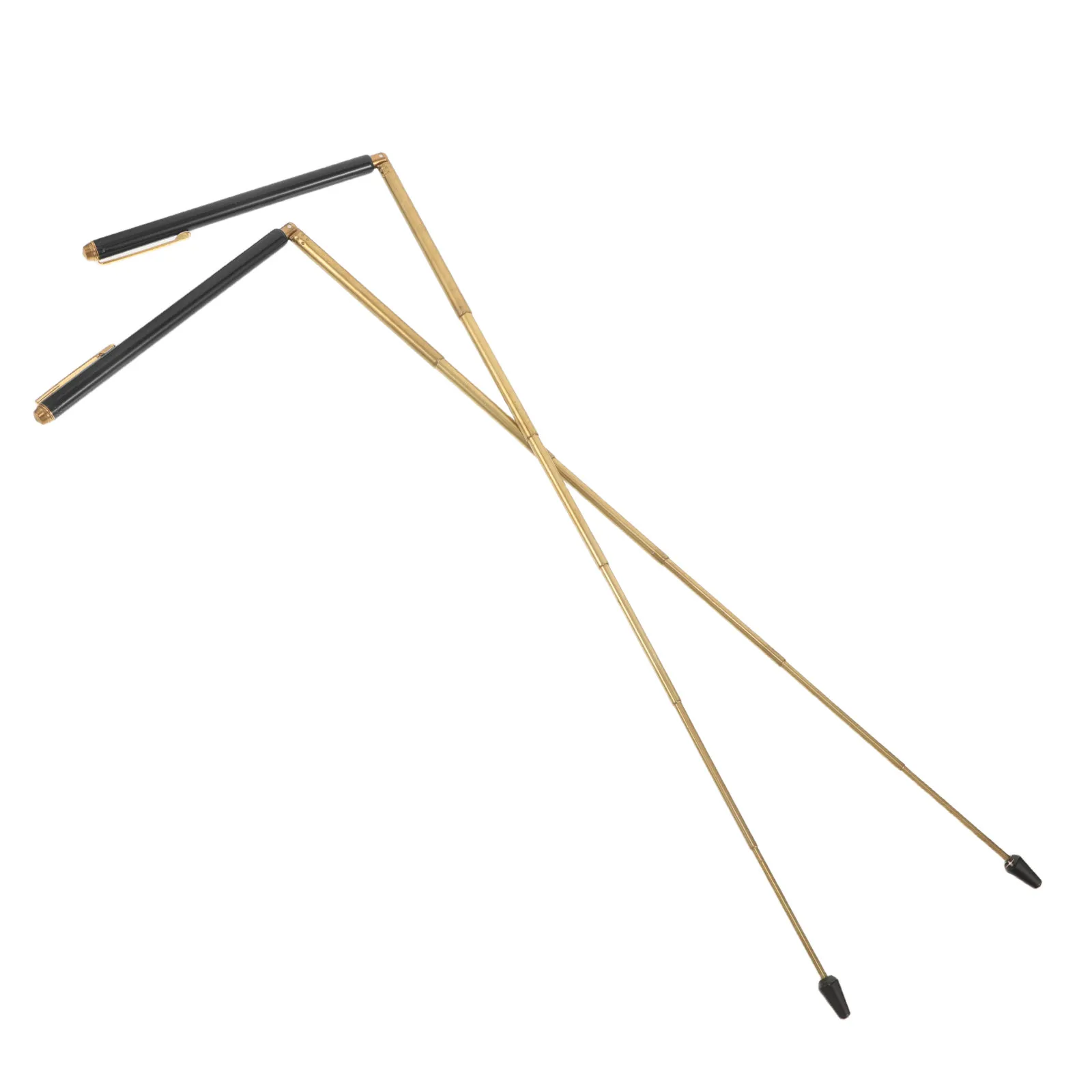 2Pcs Metal Detection Rod Adjustable Telescopic Stainless Steel Extendable Rods for Home Renovation Water Dowsing Metal