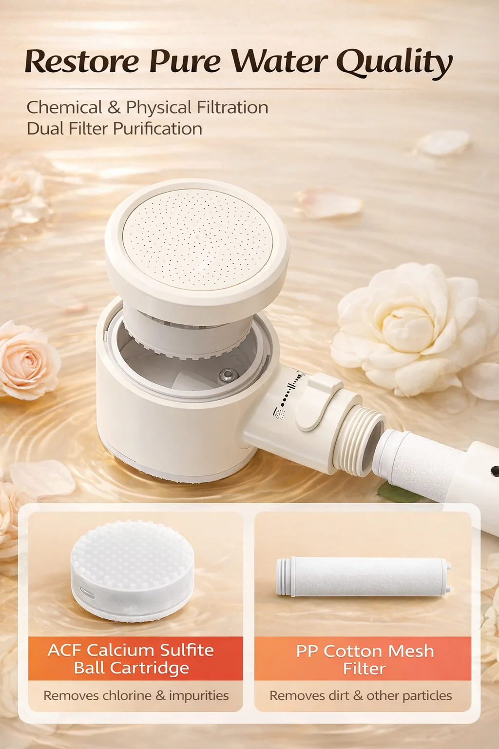 Soffione doccia a doppia facci - Handheld Shower Head High Pressure Filter recensione e prezzo