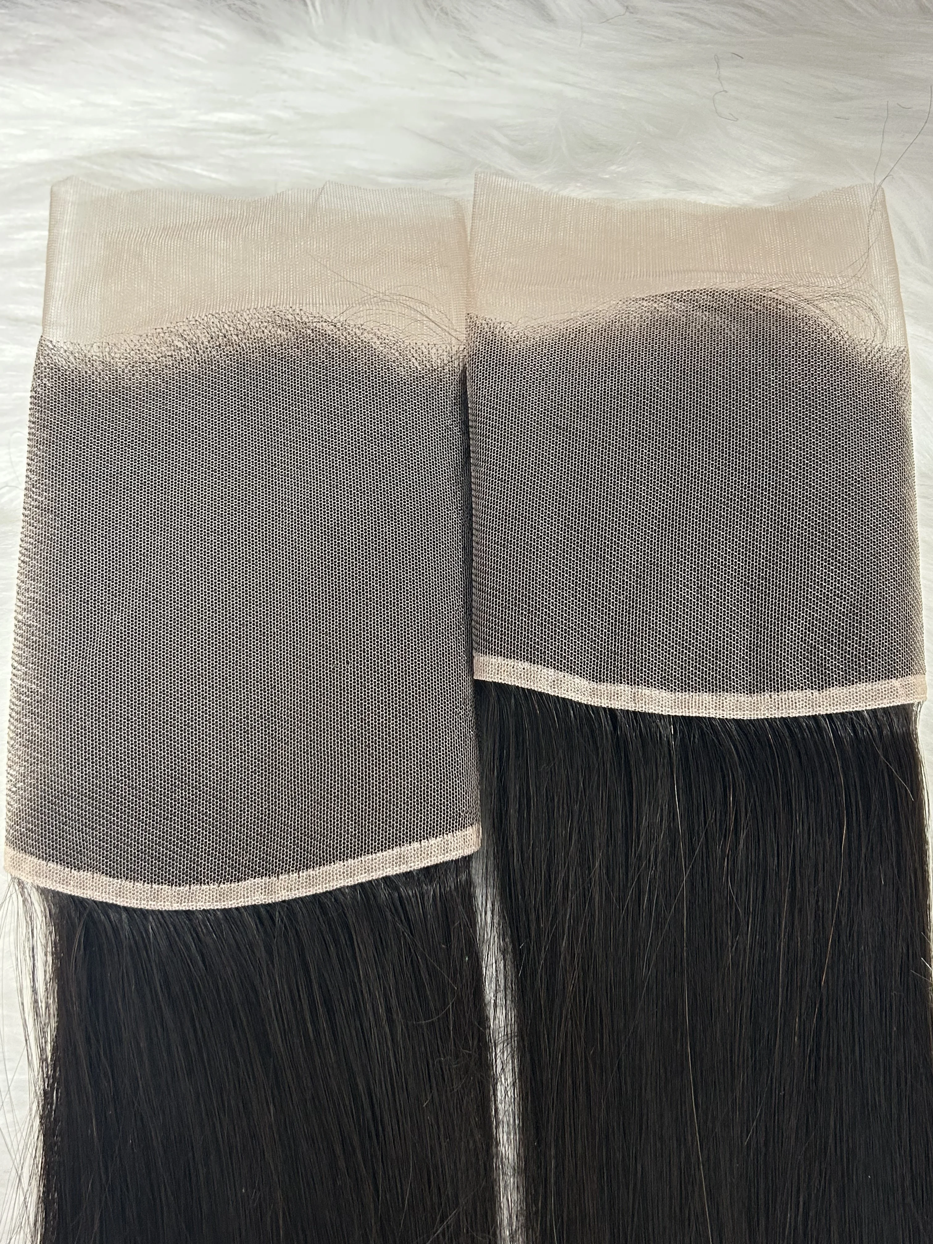 

HD 13x4 Lace Frontal 6x6 Closure Ear to Ear Brazilian Straight 13x6 Frontal Human Hair Closure Free Part Natural Black