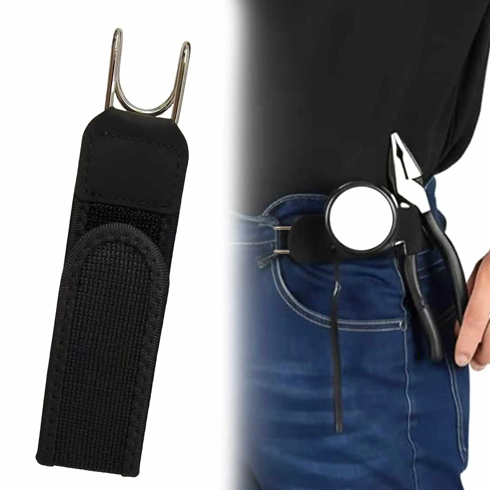 Hook-Loop Adjustable No Buckle Elastic Belt Comfortable Buckle Free Comfortable Elastic Belt Easy To Use for Women Or Men