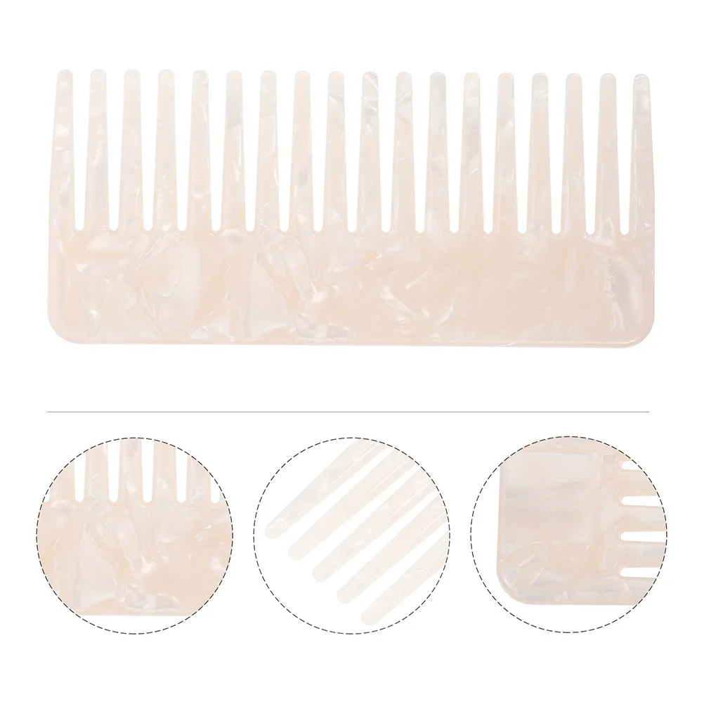 

2Pcs Anti-Static Hair Comb Durable Acetate Sheet Detangling Styling Combs for Women Smooth Frizz-Free Hair Comb Set