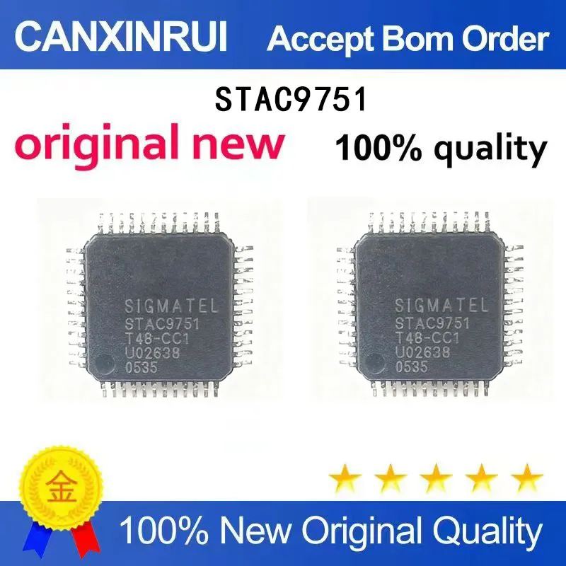 

(5 Pieces) Brand new stock STAC9751TG STAC9751TG STAC9751 QFP