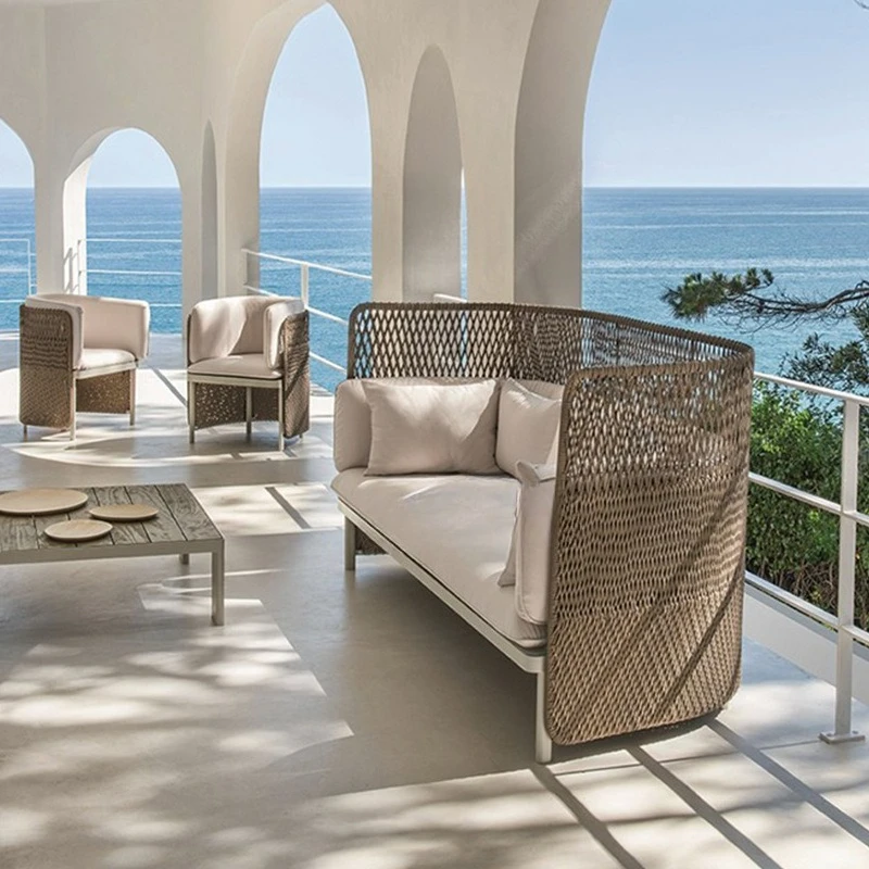 

Outdoor sofa villa garden terrace leisure sofa chair indoor and outdoor furniture combination