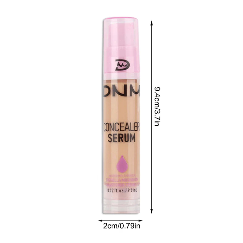 8Colors Liquid Concealer High Covering Moisturizing Oil Control Foundation Invisible Pores Dark Circles Freckle Face Makeup