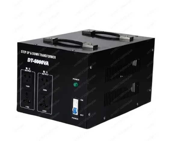 5000 Watt Step Up And Down Transformer USB Voltage Transformer Circuit Breaker Protection  220V/110V