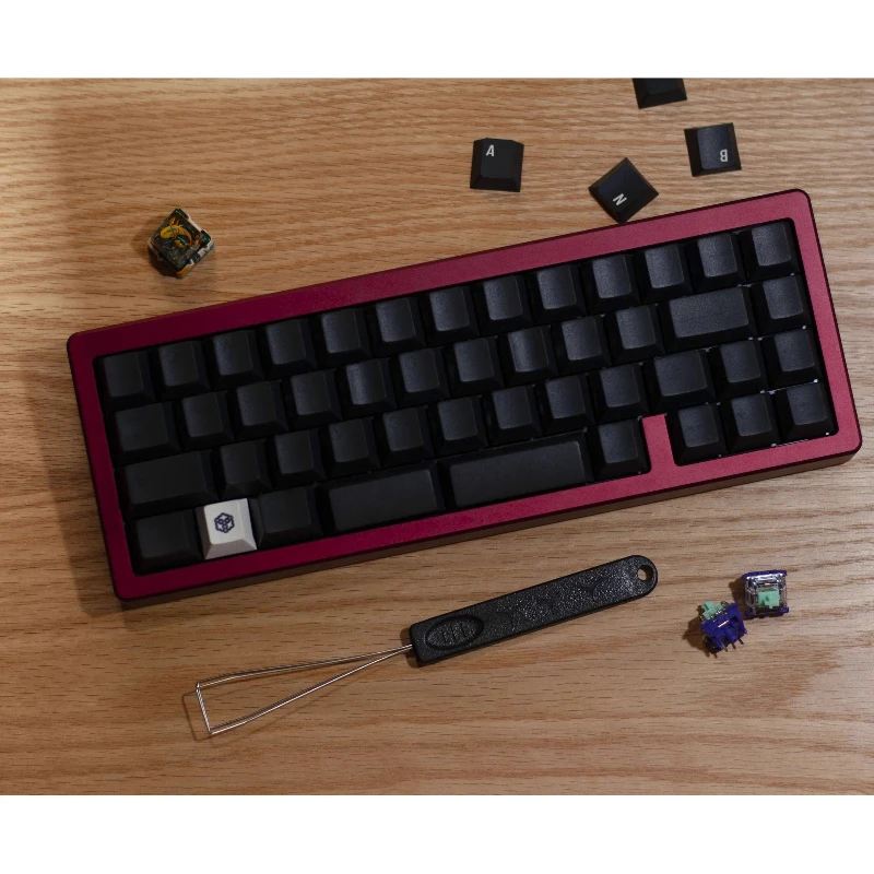 Geekark bob keycap conjunto personalizado tema preto teclado mecânico acessório tampas chave pbt 40% cereja peofile artesanato gaming keycaps