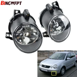 2PCS Halogen Auto Car Front Fog Lights for VW Polo 9N MK4 2001/2002/2003/2004/2005 Lower Bumper Fog Lamps For Fox 5Z1 5Z3