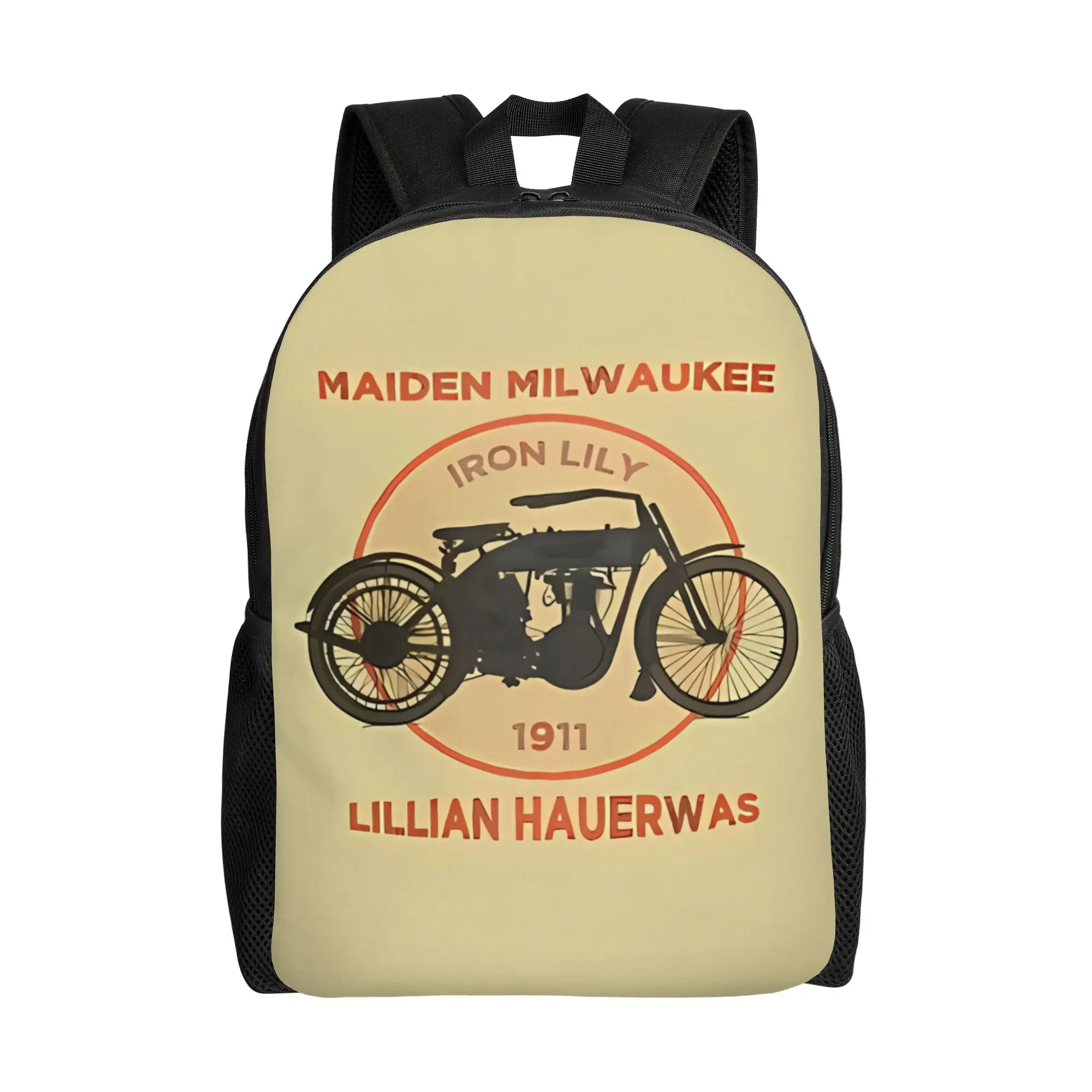 

Lillian Hauerwas Schoolbag Heavy Metal Office Workers Fashionable Large Capacity Laptop Bag Back To School Season