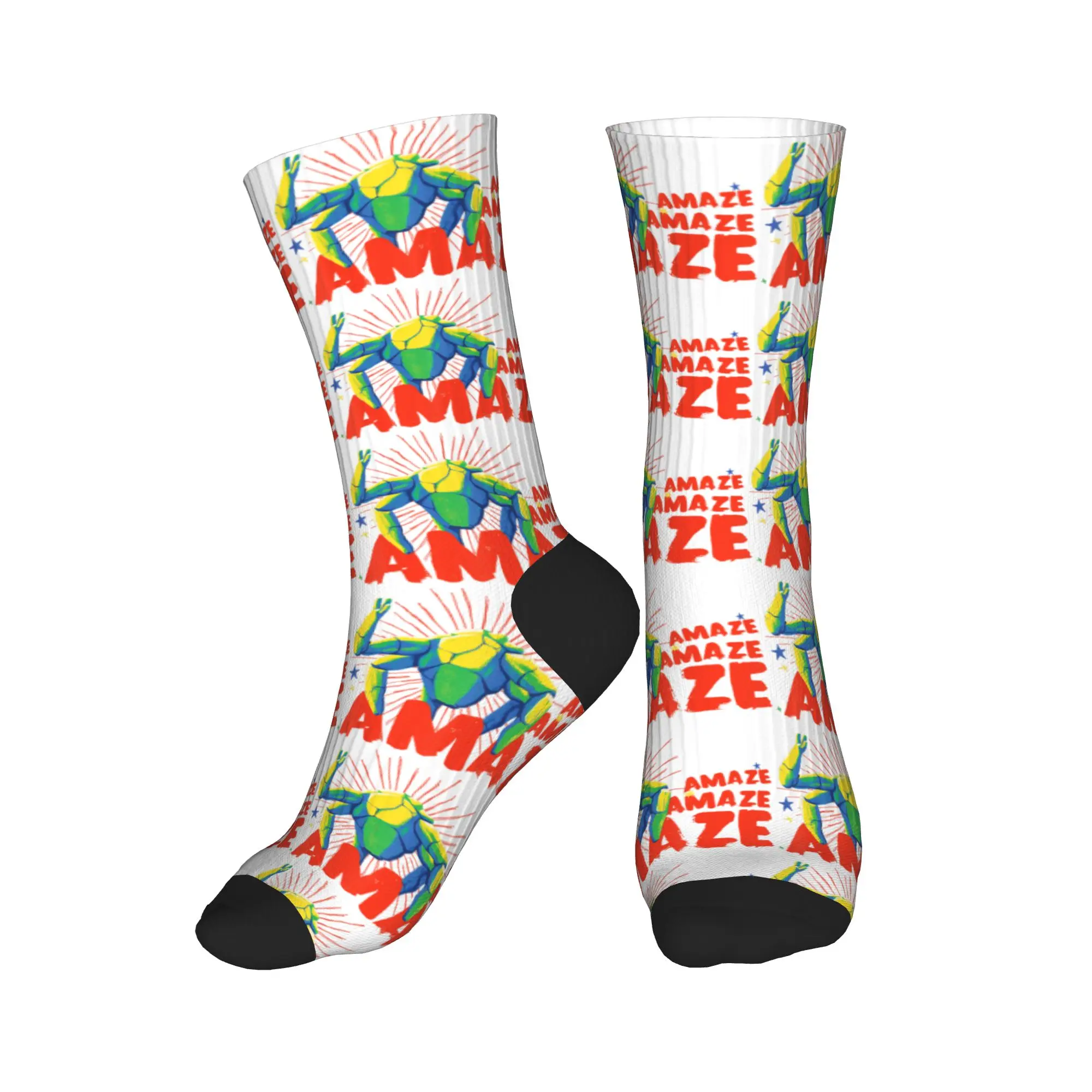 Amaze Amaze Project Hail Mary Stockings  Harajuku Socks Men Soft Breathable Socks Autumn Running Sports Graphic Anti Sweat Socks