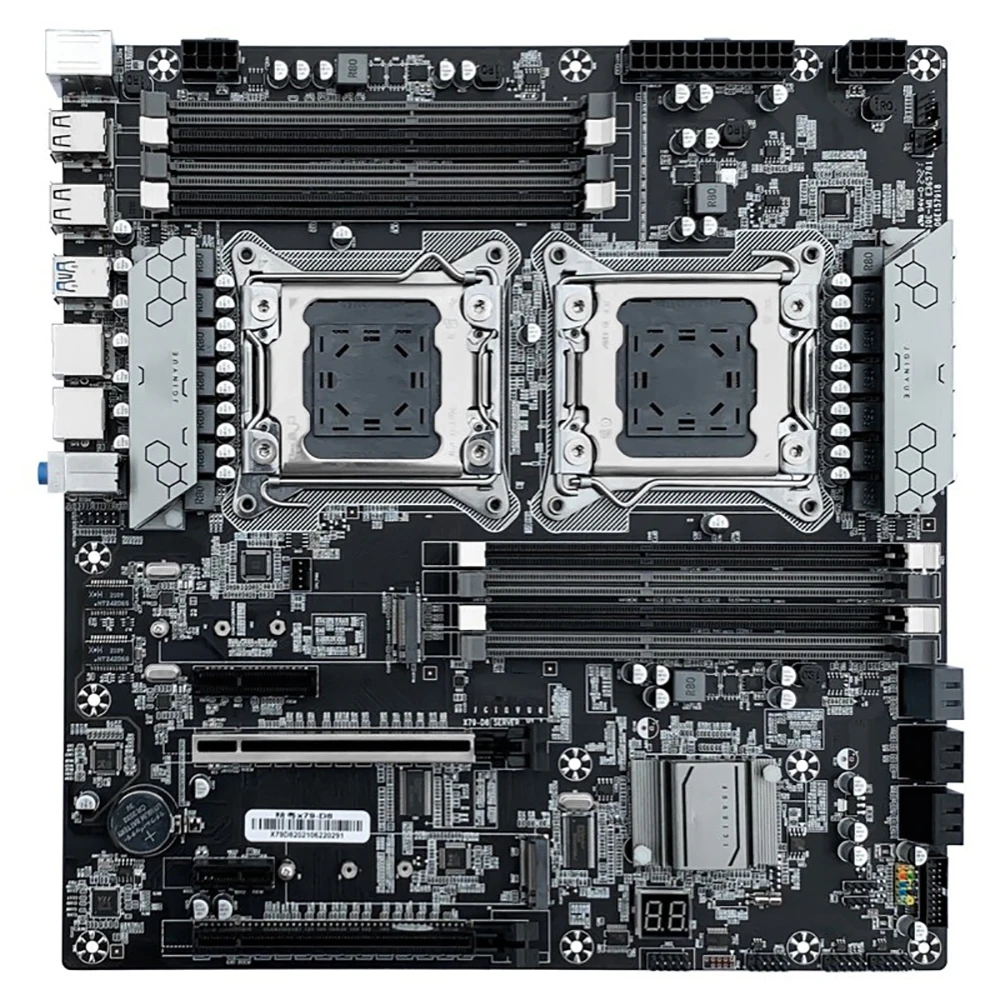 X79 X79-D8 para jingyue lga 2011 ddr3 512gb pci-e 3.0 E-ATX placa-mãe de alta qualidade navio rápido