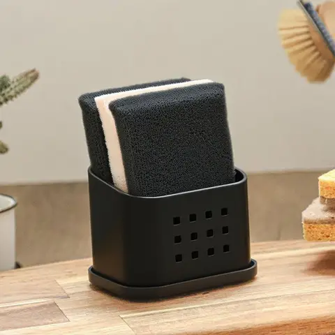 금속 스펀지 배수구 랙, 주방 수납 랙, 싱크대 옆 수납함