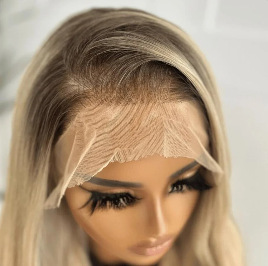 أومبير موجة عميقة الاصطناعية الدانتيل شعر مستعار أمامي للنساء تسليط الضوء على شعر مستعار أشقر العسل شحن سريع عالية الكثافة الباروكات الرخيصة الاستخدام اليومي