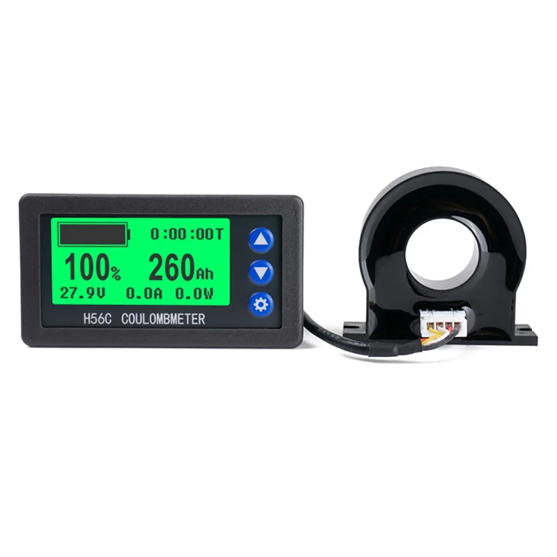 

Battery Monitor Hall Coulomb Meter DC 8-100V 300A Lifepo4 Lead-Acid Li-Ion Lithium Capacity Power Display