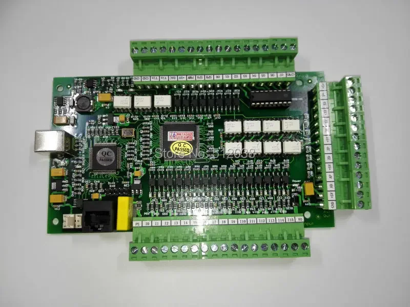 Hi-Speed 4 Axis USB   Mach3 Motion Controller  Card CNC Interface Breakout Board , Pulse up to 1 Mhz