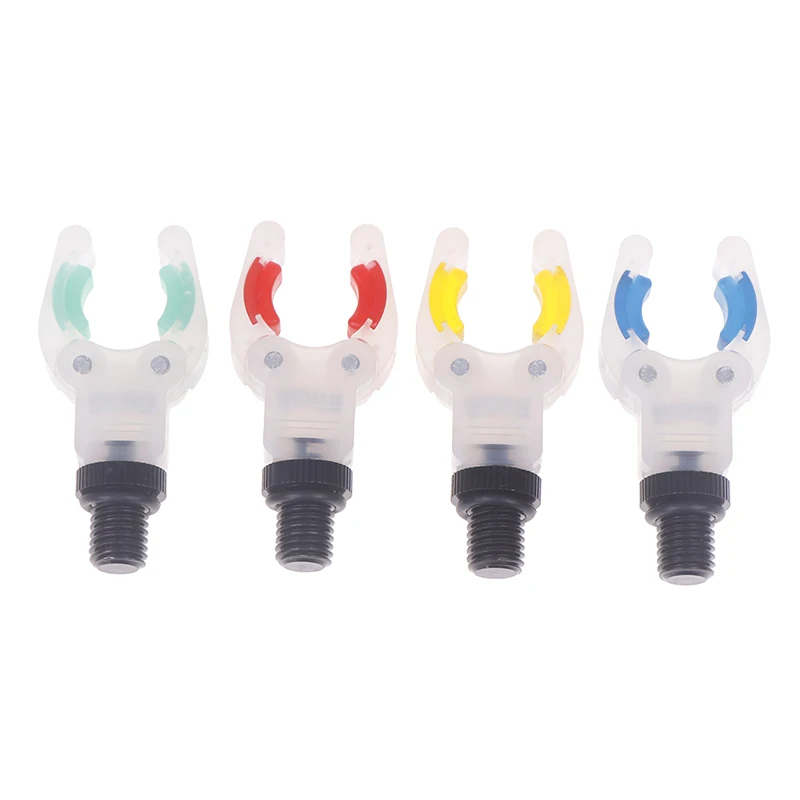 

1Pc Luminous Fish Rod Support Stand Heads U Shape Carp Fishing Rod Holder Butt Rests Head Pole Gripper Portable Holder Clips