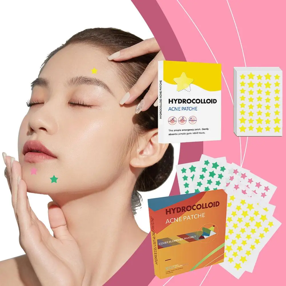 200/240pc Patches Acnes Pimple Patches For Zits And Blemishes Invisible Or Colorful Spots Treatments Stickers For Face Skin H2z4