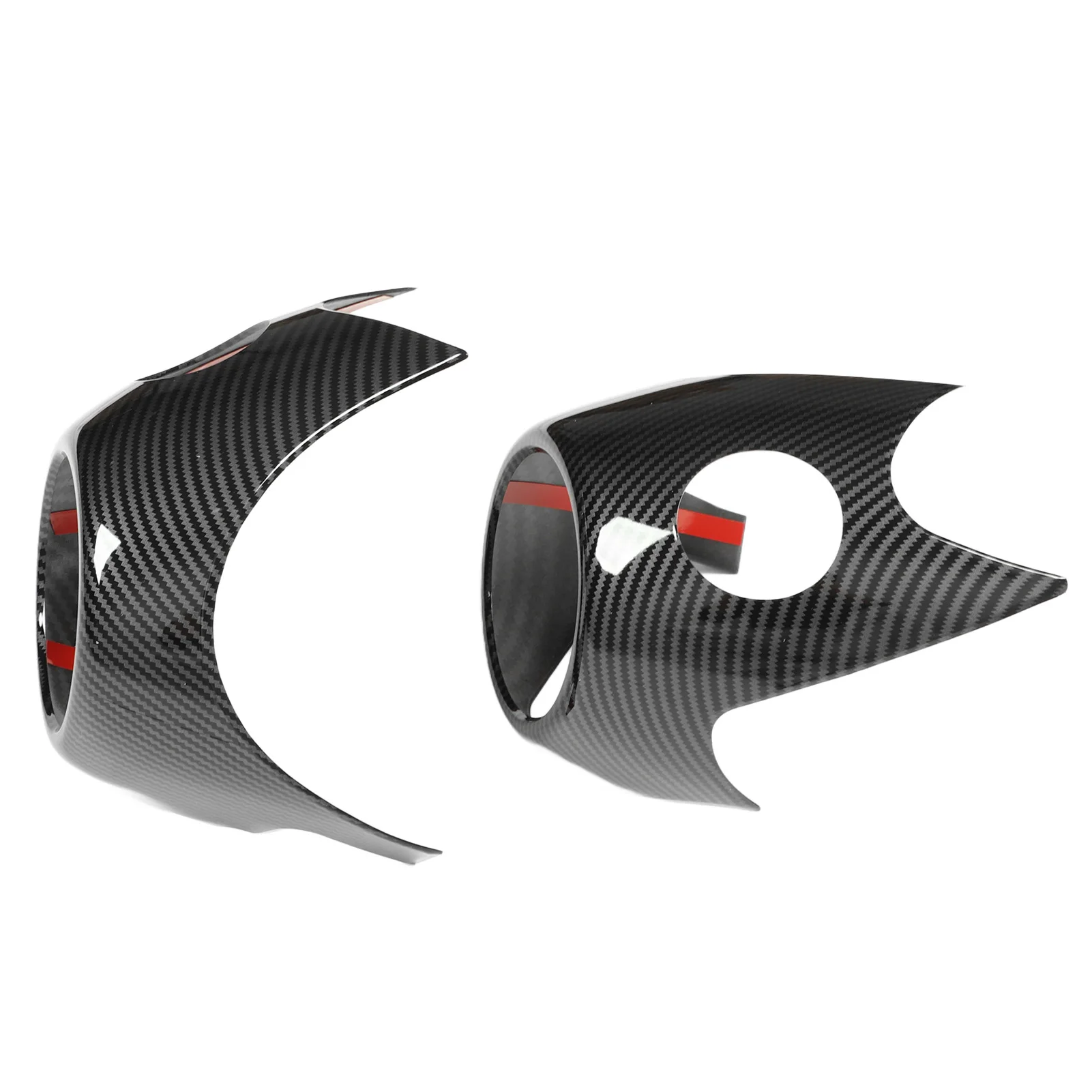 Cubierta embellecedora de marco de salida de aire acondicionado lateral, aspecto de fibra de carbono, apto para Mini Cooper R54 R56 Clubman R55