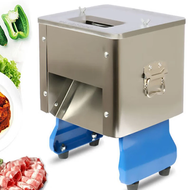 Commercial Mini Desktop Electric Food Slicer Vegetable and Fruit Slicer Fresh Meat Slicer