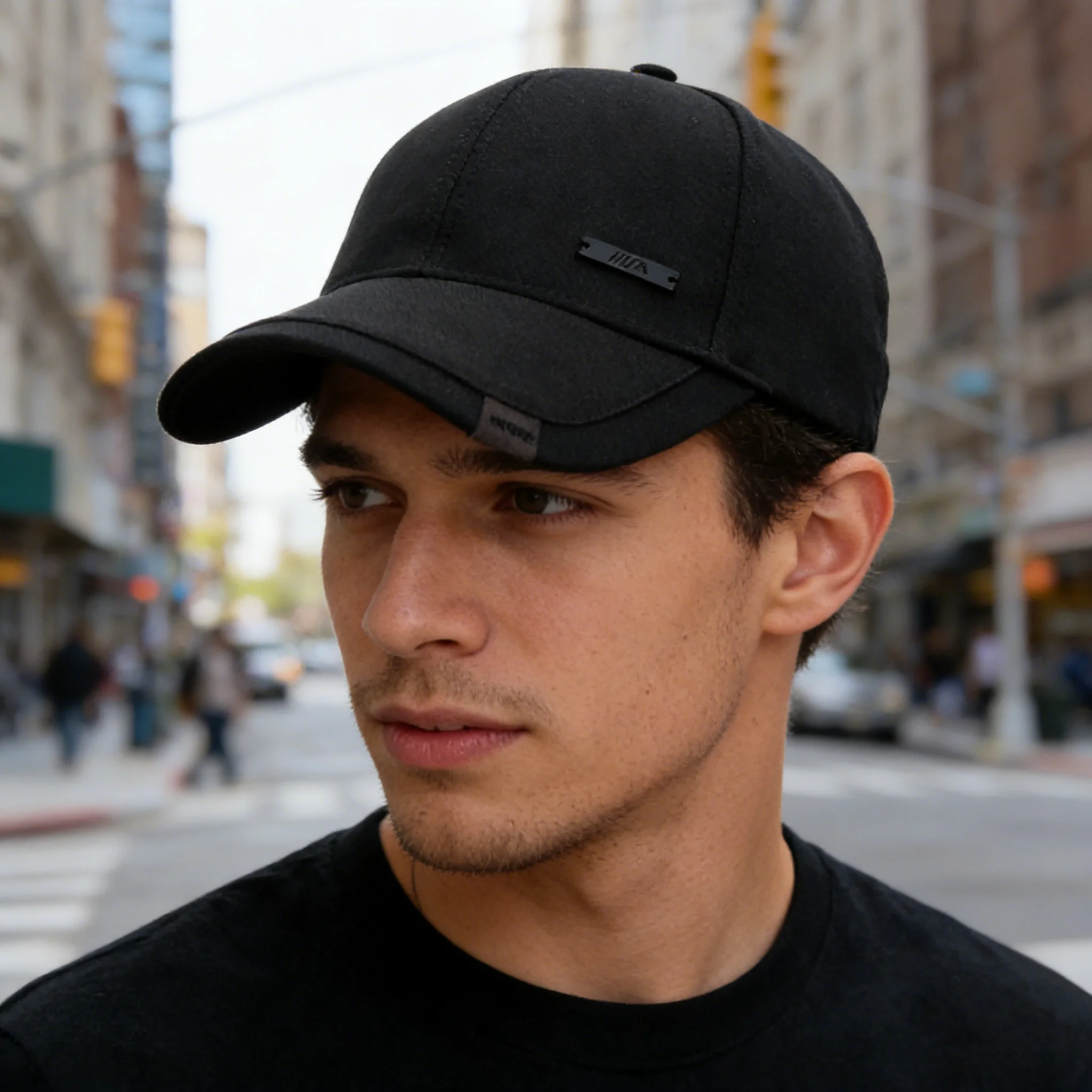 Unisex Hua Label Baseball Caps Hip Hop Cap Spring and Autumn Outdoor Adjustable Casual Hats Sunscreen Hat