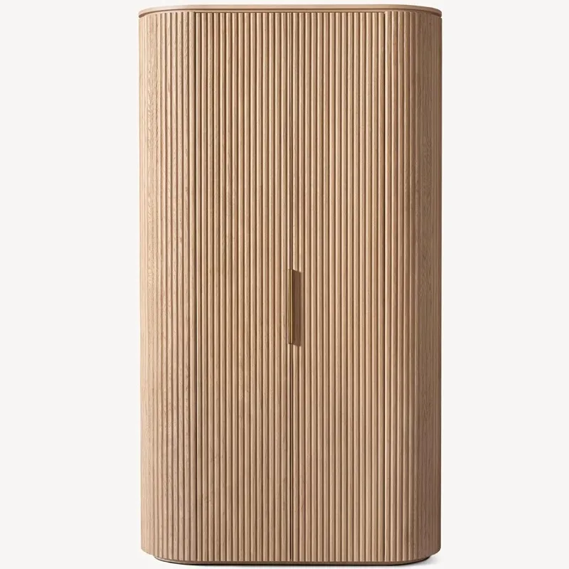 

Solid wood bedroom wardrobe modern log wardrobe