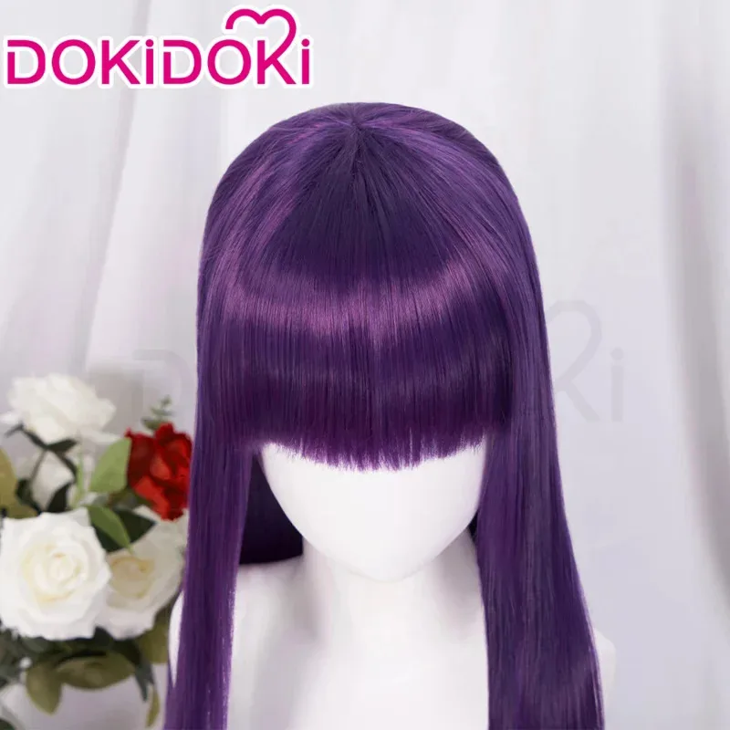 New 2025 Fern Anime Freeze: Beyond Journey's End Wig DokiDoki Women Cosplay Purple Hair Heat Resistant Halloween❤❤dd