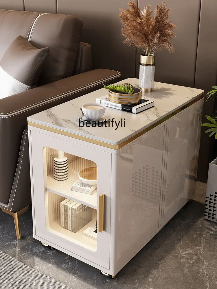 LHY26 ss CXH خزانة الأوسط المحمول بكرة الشاي خزانة جانبية ضيقة خفيفة فاخرة #2