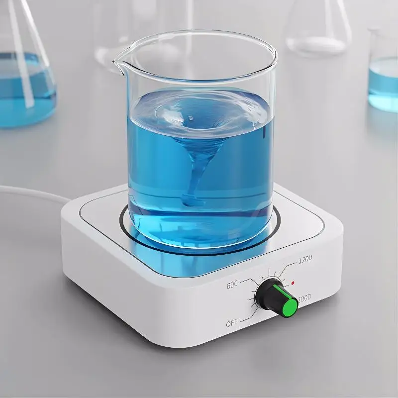 1 Set Laboratory Mini Magnetic Electric Stirrer Automatic With Adjustable Speed