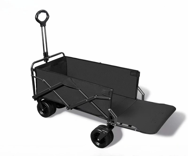 

Camper trailer cart outdoor travel camp car rear door trolley picnic pull courier folding small trailer