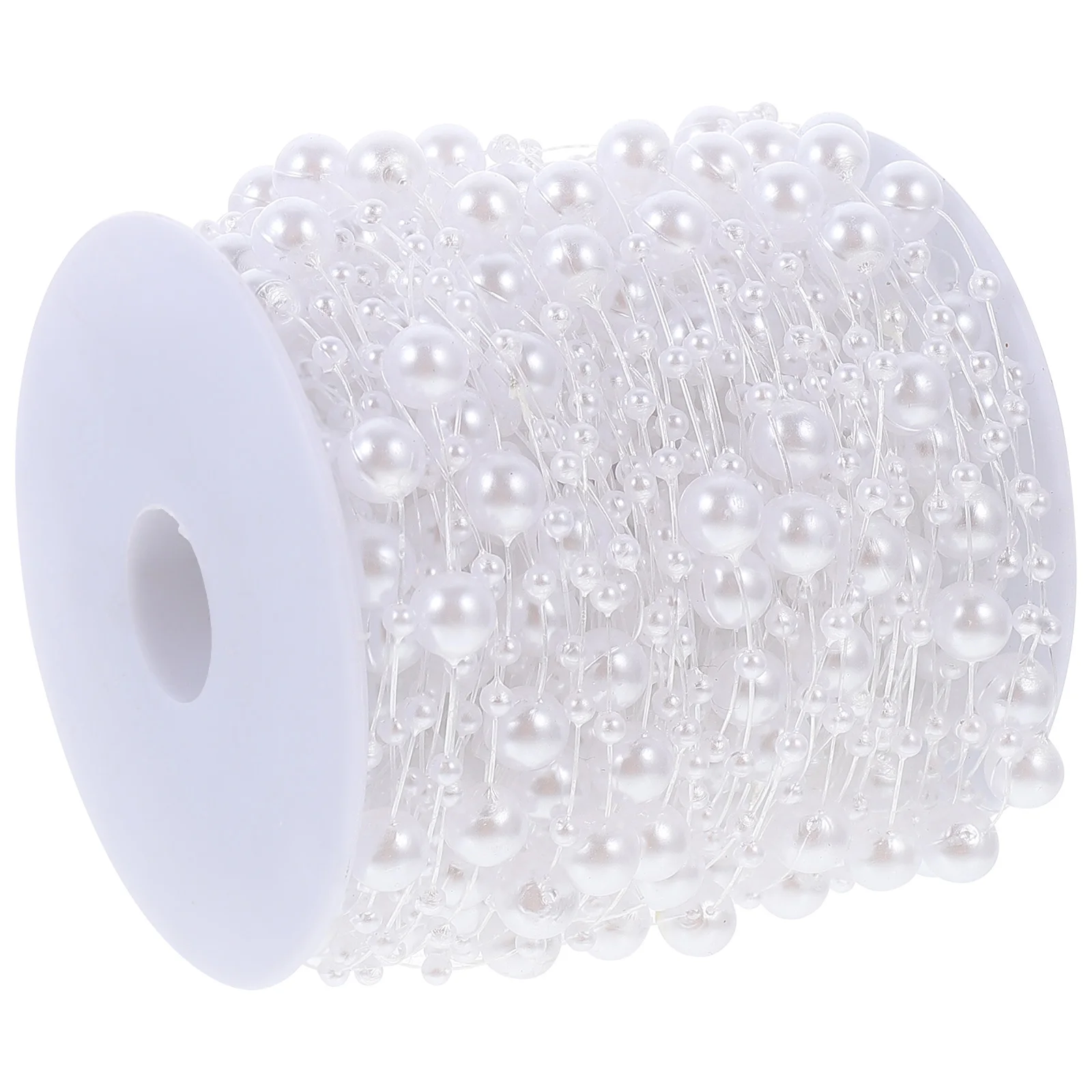 

Beads Fishing Line Chain Accessories Small Jewellery Making DIY Decor Gift Jewelry Adornment Strands White for