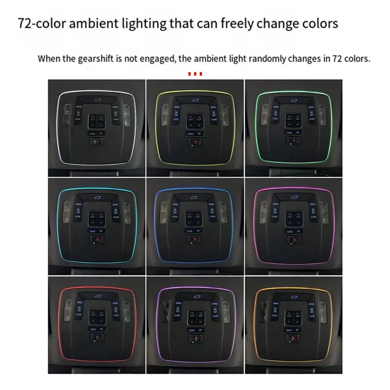 For Toyota RAV4/Wildlander 2020-2025 Roof Atmosphere Light Headliner Ceiling Reading Ambient Lamp