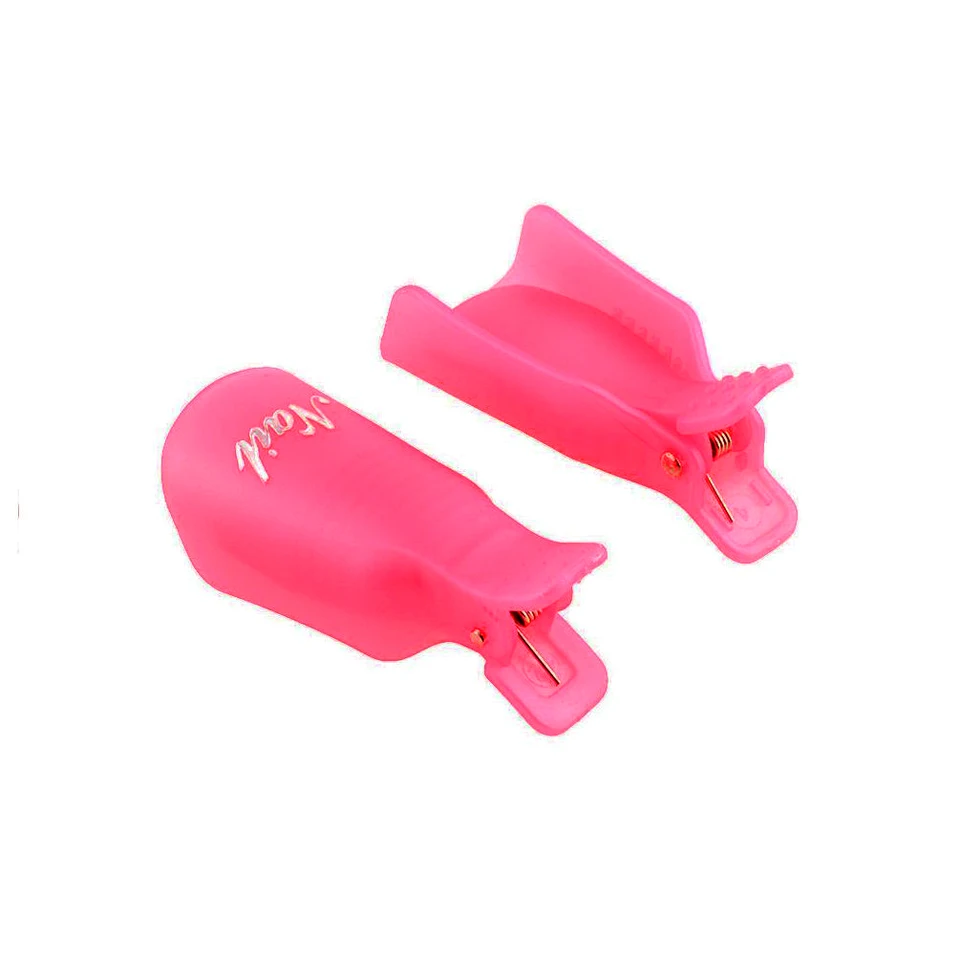 LULAA 10/16 piezas de clips de plástico para uñas, removedor de gel UV, herramienta para quitar esmalte en gel 6