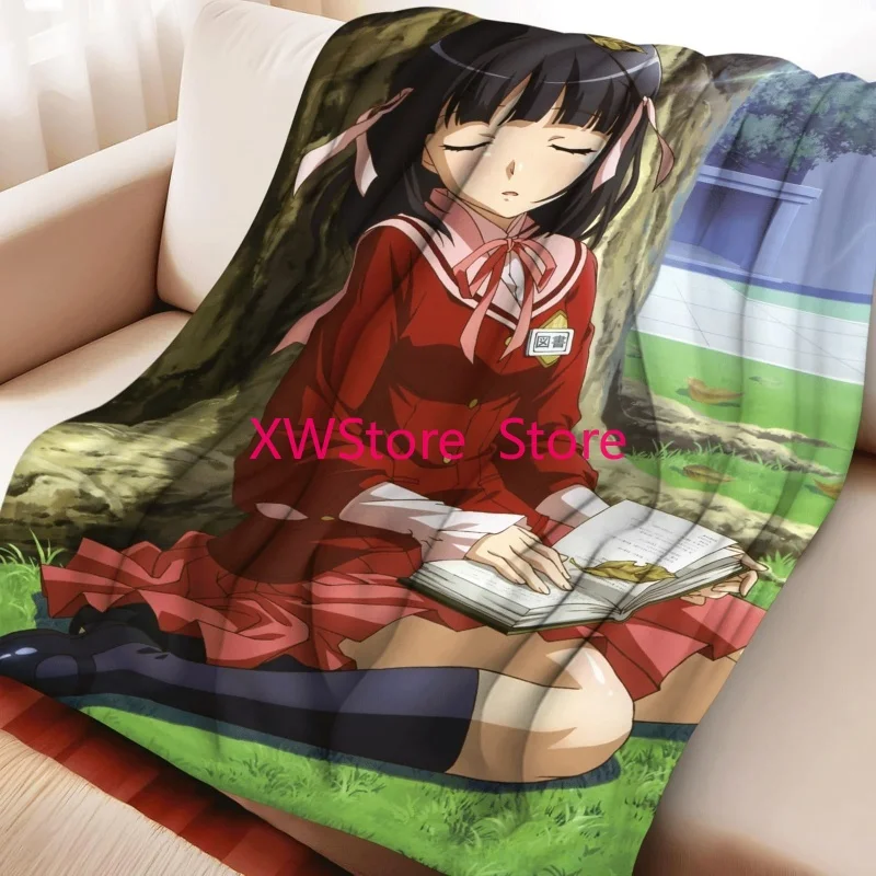 

Anime Flannel Blanket - Multi-use for Office Sofa & Air-conditioned Spaces