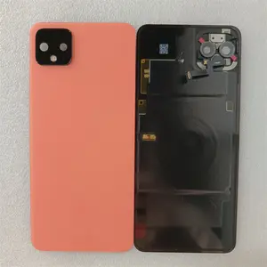 Bilashmart Google Pixel 4 Battery Back Cover Rear Door Glass Panel With NFC Google Pixel 4XL Housing Case Replace