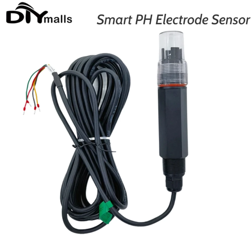 Heltec Smart PH Electrode Sensor RS485 (MODBUS-RTU) Electrochemical (salt bridge) PH Sensor