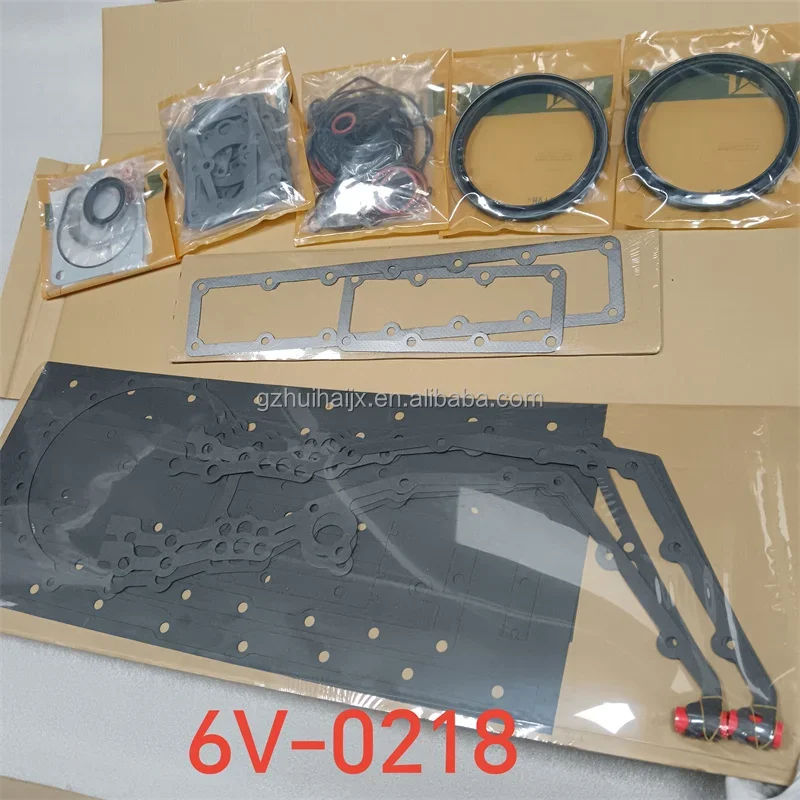 High Quality Excavator Parts Engine3408 Upper Gasket Kit 5P-9839 6V-0218 Overhaul Gasket Kit for CAT Engine 3408 5P9839 6V0218