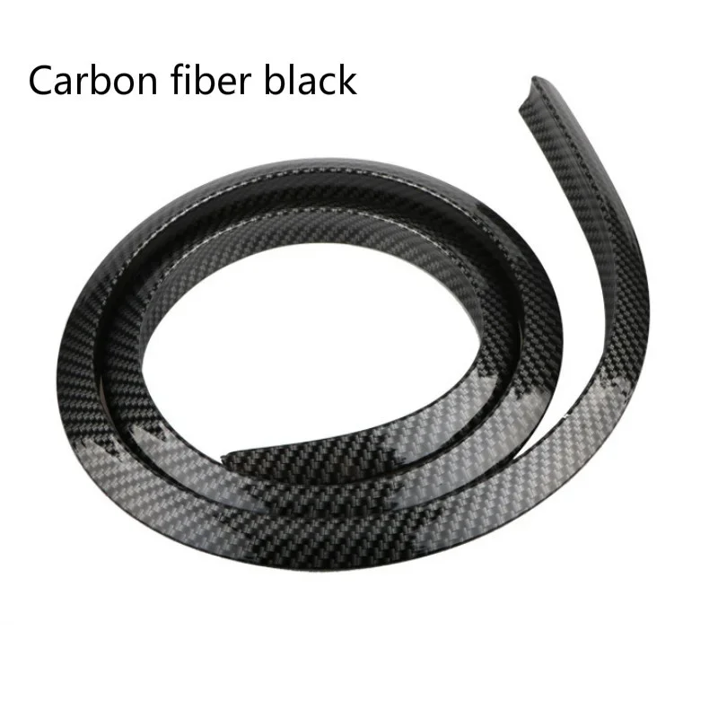 Car External Wheel Eyebrow Rubber Anti-Collision Strip Black 1.5m  Fender Extension Moulding Flares Trim  Edge