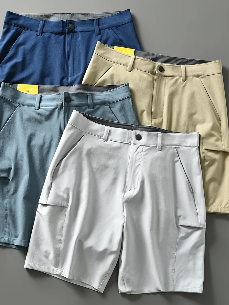 

Qui Dry Men's Outdoor Golf orts Breathable Water Resistant Elastic Workwear Five Inch Pants Faionable Urban Sle Casua...