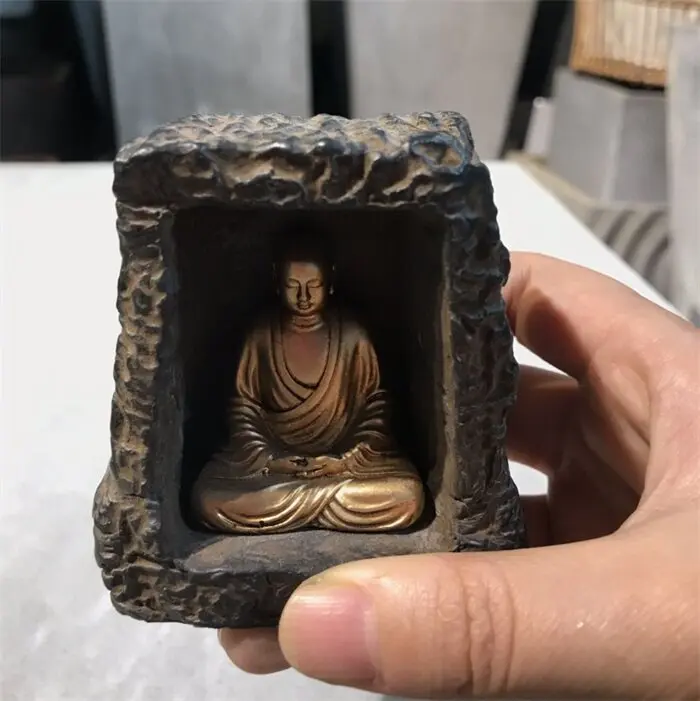 Ancient Style Decorative Buddha Statue Ornaments Home Decoration Office and Study Desk Feng Shui  Attracting Wealth