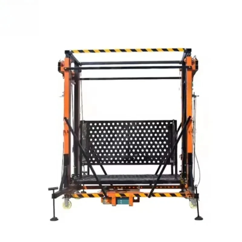 CE Certified Scaffolding With Safety System 0KG Capacity Automatic Control Building Maintenance Work