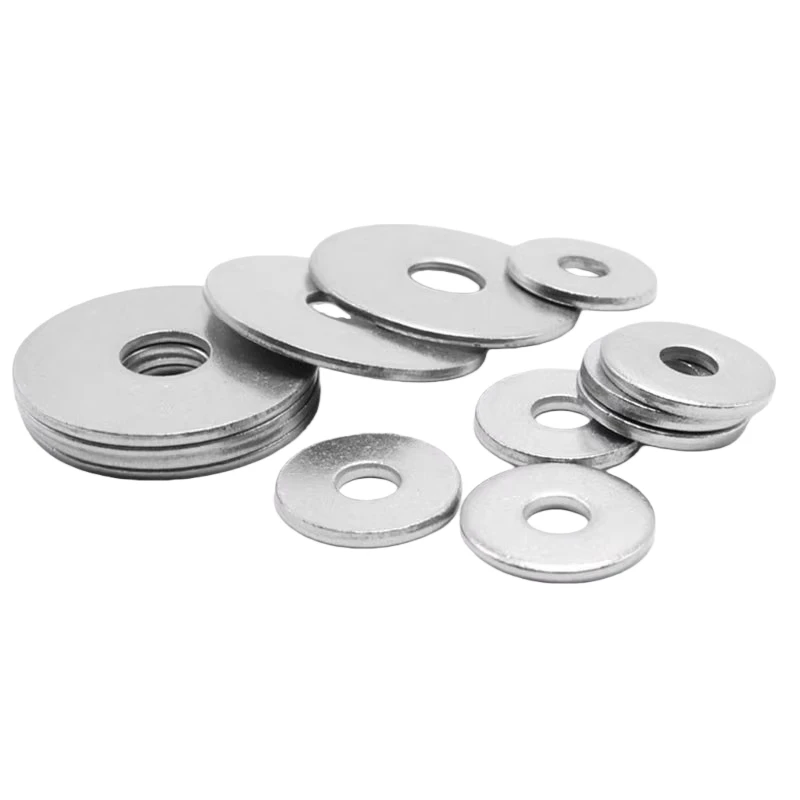 304 Stainless Steel Big Flat Washers DIN9021 M3 M4 M5 M6 M8 M10 M12 Metric Oversized Wide Plain Washer Spacer Gasket A2-70