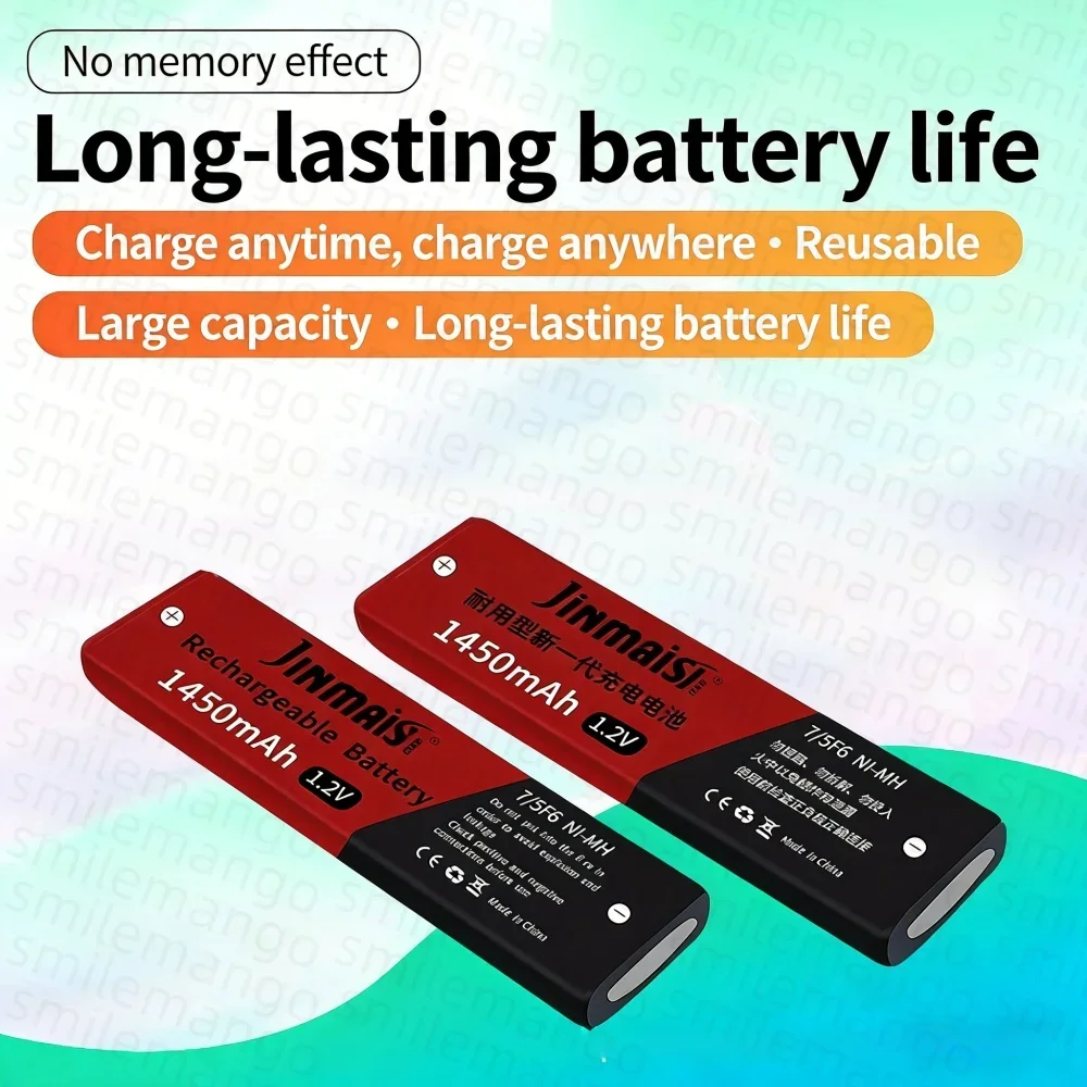 Akumulator NiMH 1.2V 1450mAh, kompatybilny z Walkmanami Sony-Panasonic 7/5 F6 67 F6, odpowiedni do odtwarzaczy kasetowych Panasonic-Sony MD CD. — zdjęcie produktu 5