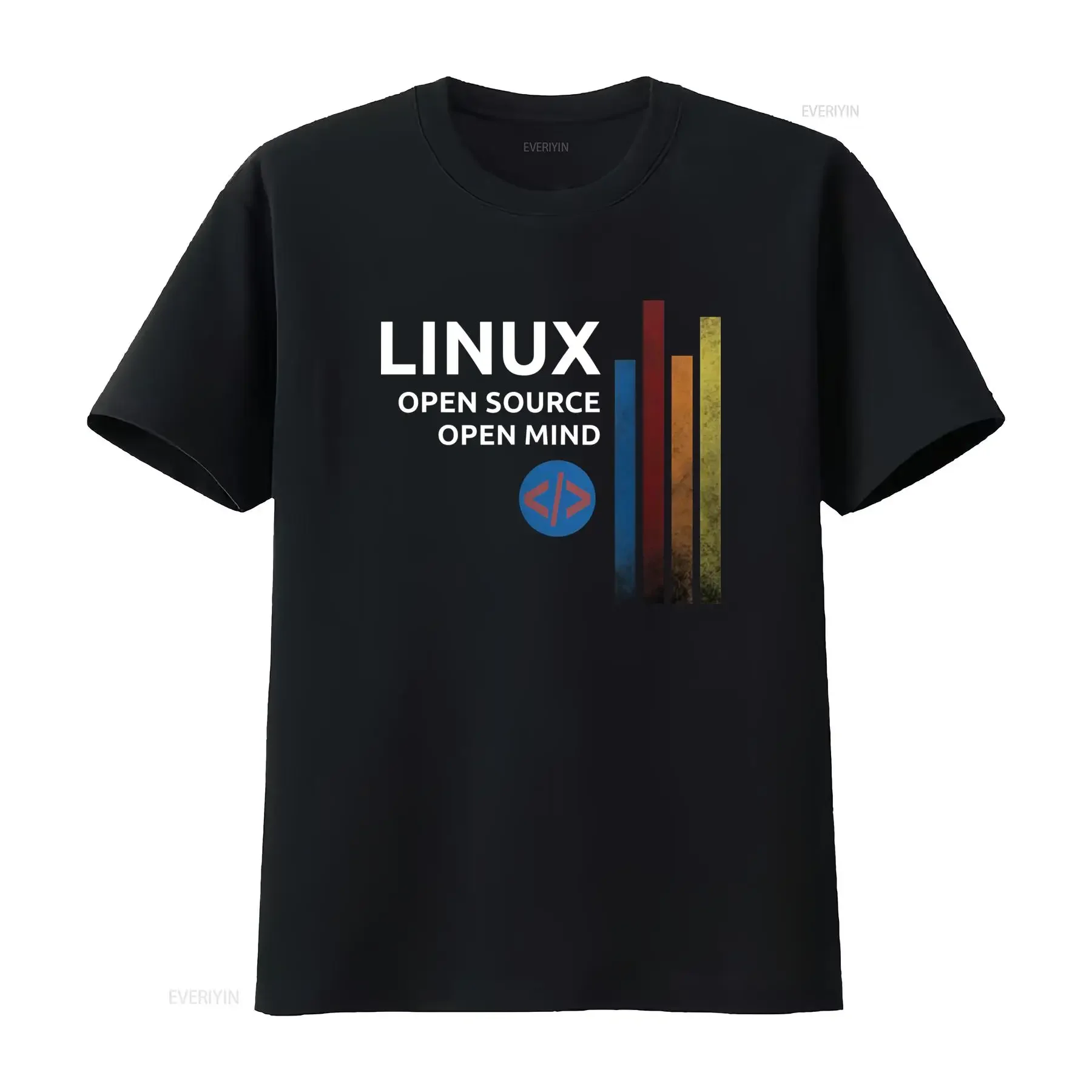 Cool Geek Linux Open Source Code Print Programmer Casual T Shirt vintage Washed homme Unisex Top For Everyday Wear Stretched