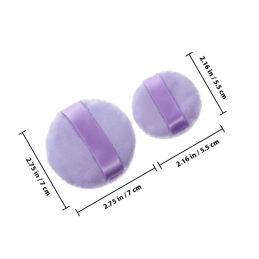 4 Stück kompakte Make-up-Puff für Foundation und Concealer, glatte Oberfläche, Gesichtspuder-Applikator-Pads, Kosmetik-Werkzeuge