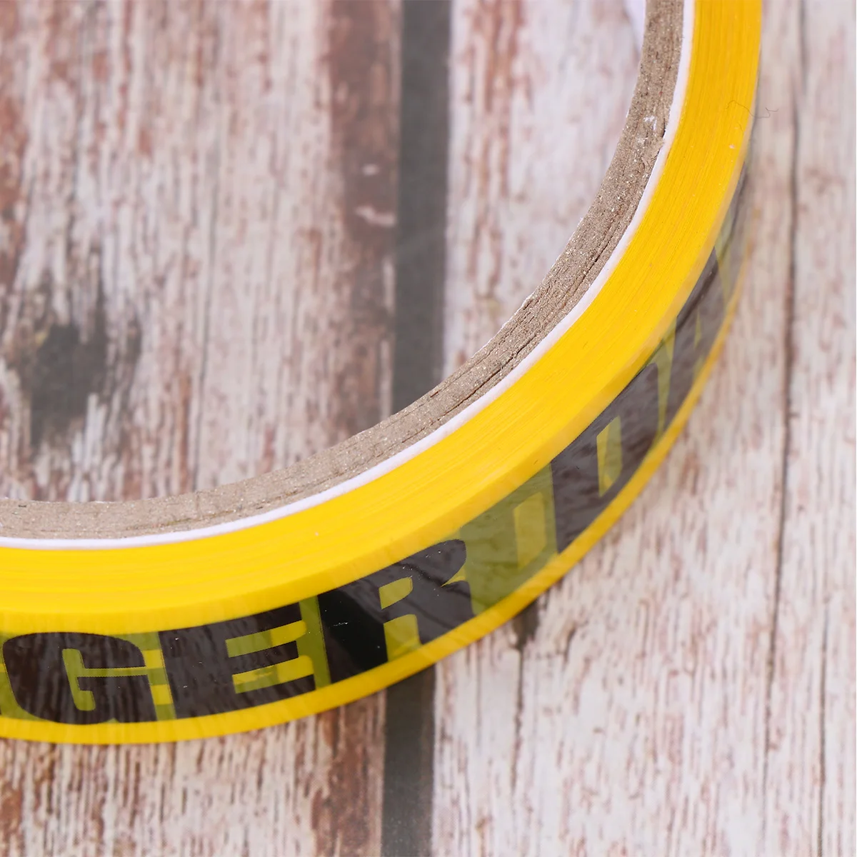 2pcs Warning Safety Tape Yellow Black Self Adhesive Heavy Duty Barrier Roll For Construction Road Work Sites Industrial Security