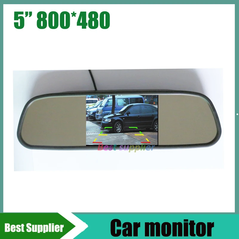 

5inch car monitor mirror TFT rear view mirror HD