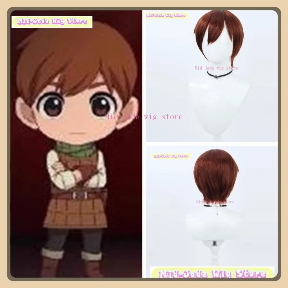 Parrucca Mid-jade Store Delicious In Dungeon Chilchuck Parrucca Cosplay Gioco Anime Gioco di ruolo Parrucca sintetica per feste di Halloween
